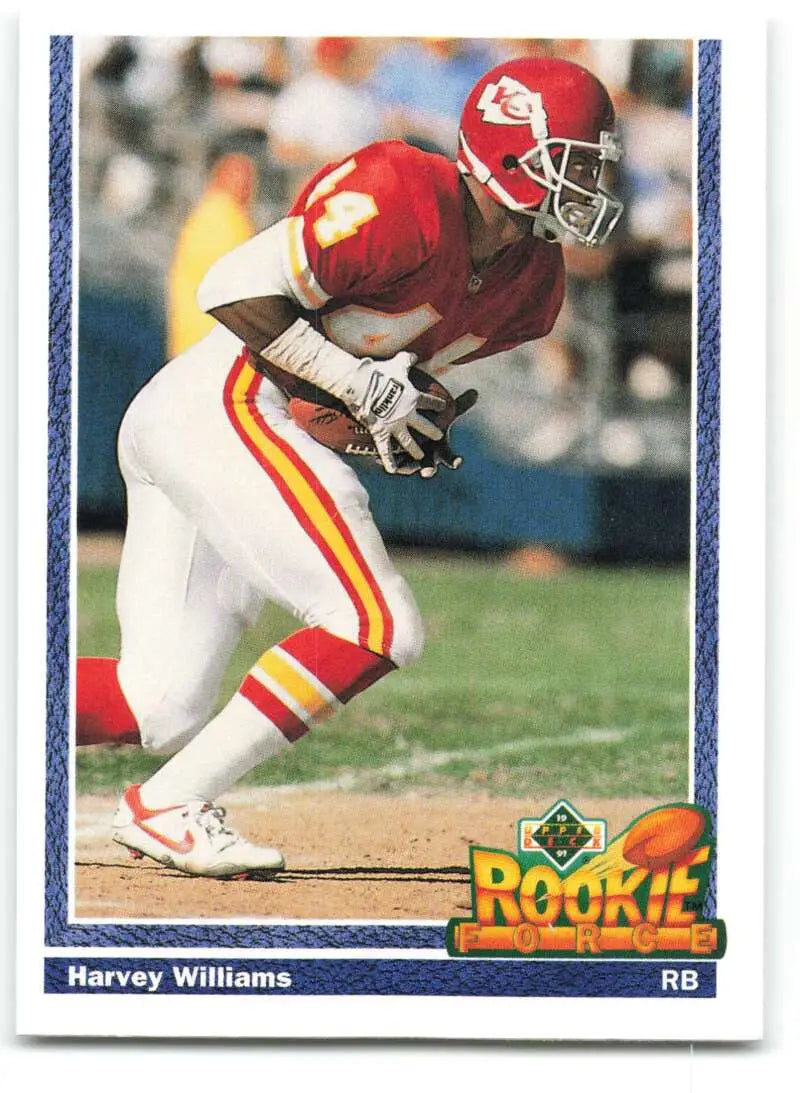 1991 Upper Deck #625 Harvey Williams NM-MT Kansas City Chiefs Football Card - Football Card Single