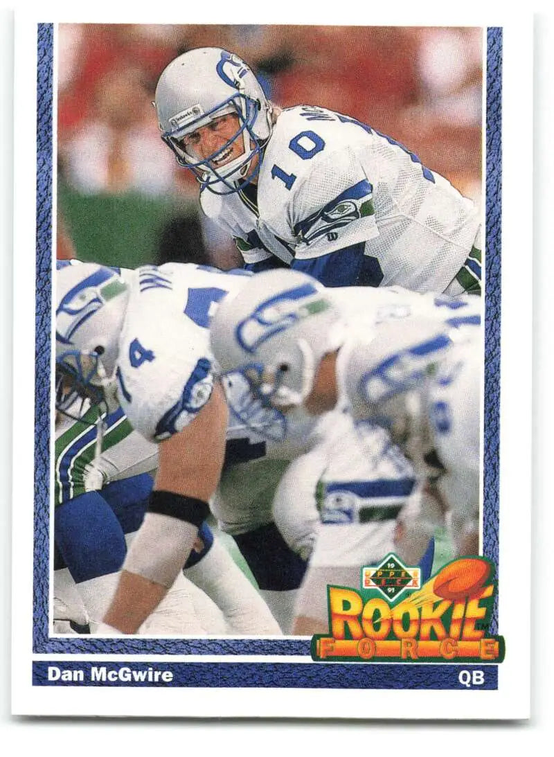 1991 Upper Deck #626 Dan McGwire NM-MT Seattle Seahawks Football Card - Football Card Single
