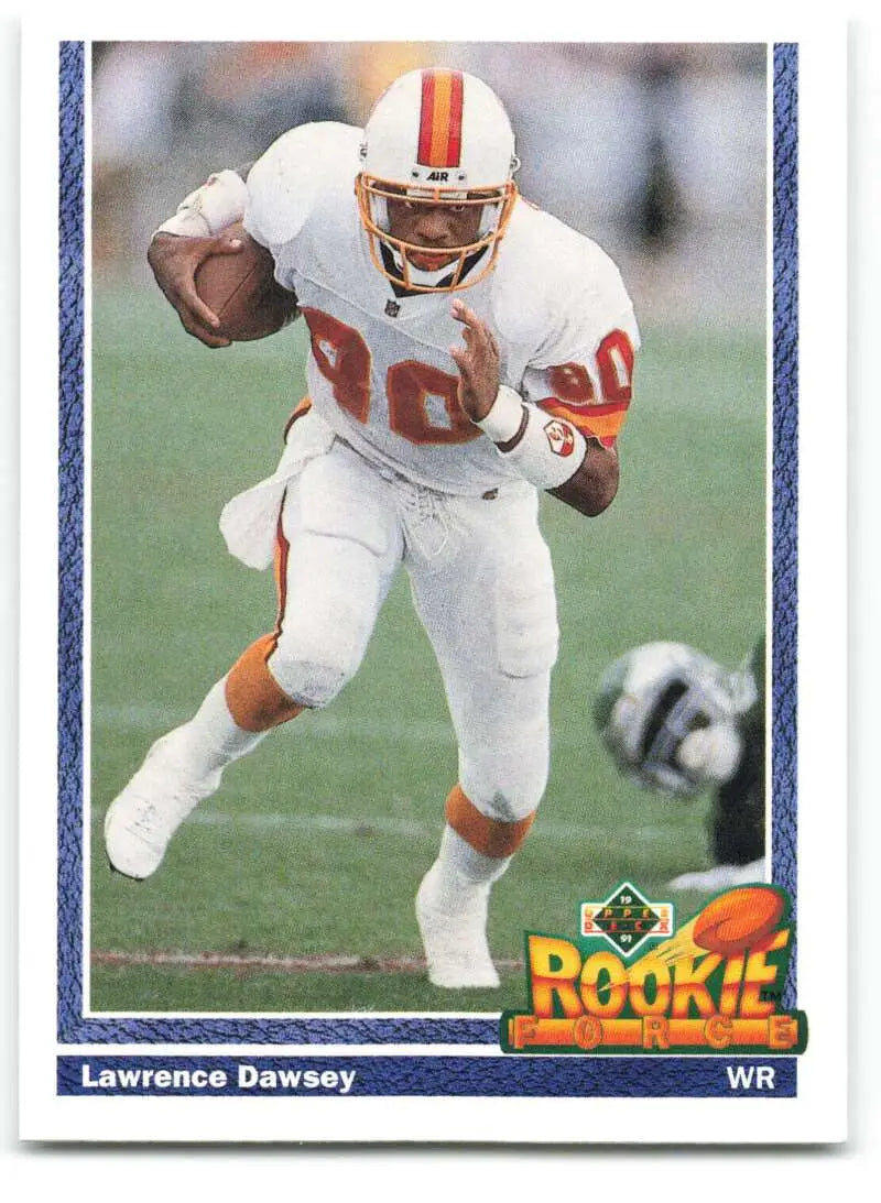 1991 Upper Deck #629 Lawrence Dawsey NM-MT RC Rookie Tampa Bay Buccaneers Football Card - Football Card Single