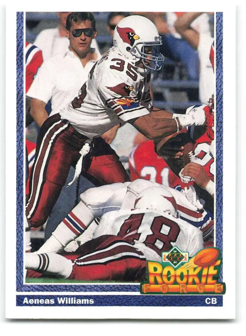 1991 Upper Deck #630 Aeneas Williams NM-MT RC Rookie Phoenix Cardinals Football Card - Football Card Single