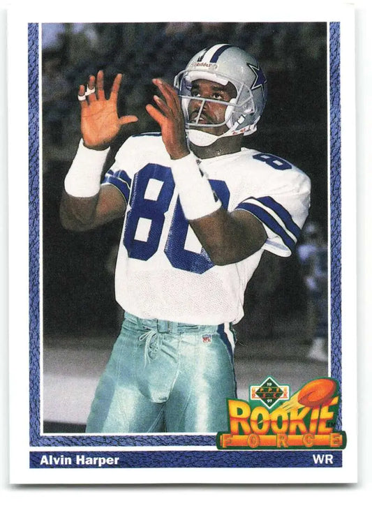 1991 Upper Deck #634 Alvin Harper NM-MT Dallas Cowboys Football Card - Football Card Single