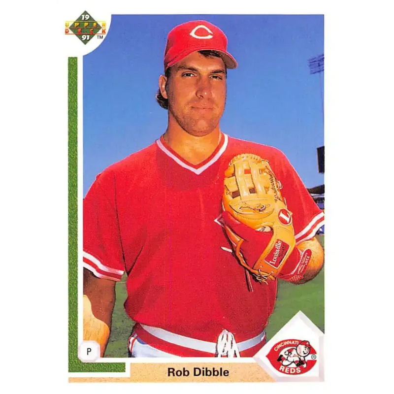 1991 Upper Deck #635 Rob Dibble EX Excellent Cincinnati Reds Baseball Card - Baseball Card Single