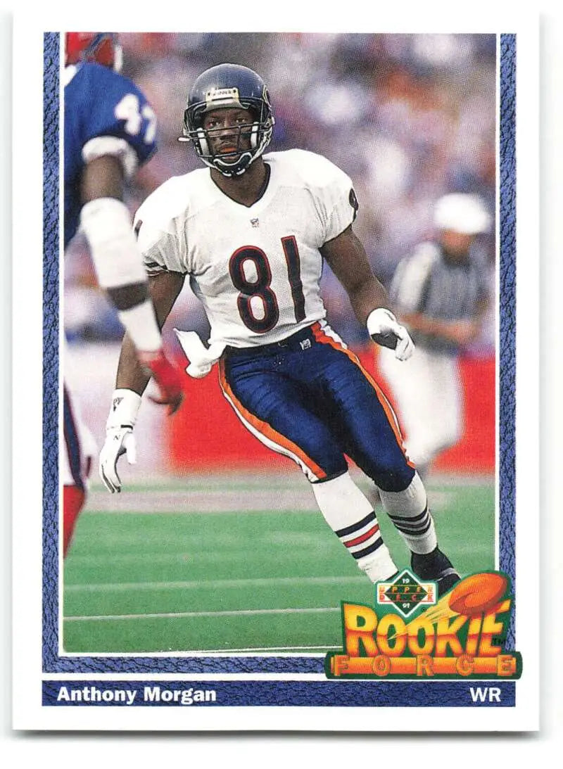 1991 Upper Deck #637 Anthony Morgan NM-MT RC Rookie Chicago Bears Football Card - Football Card Single