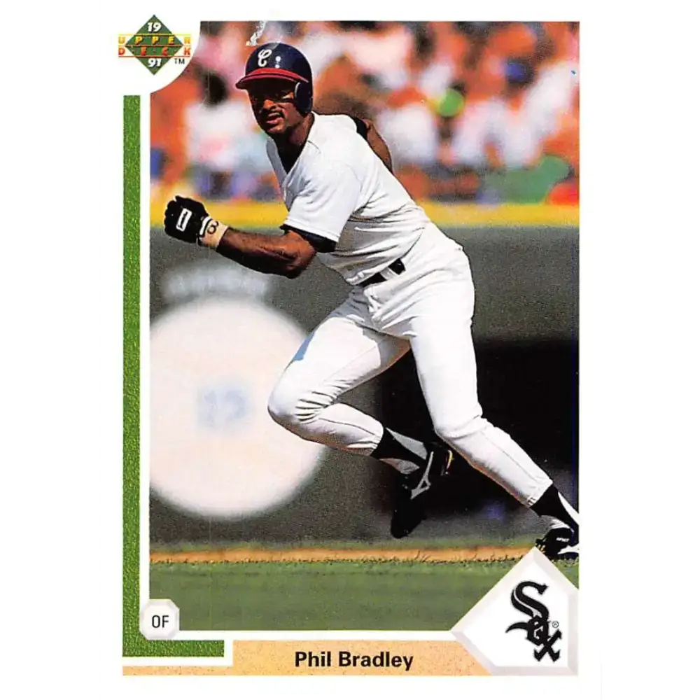 1991 Upper Deck #641 Phil Bradley EX Excellent Chicago White Sox Baseball Card - Baseball Card Single