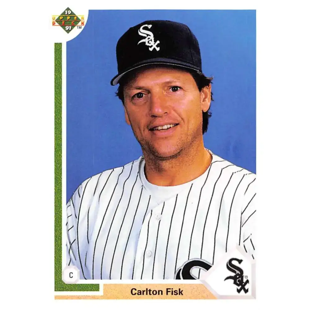 1991 Upper Deck #643 Carlton Fisk EX Excellent Chicago White Sox Baseball Card - Baseball Card Single