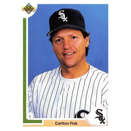 1991 Upper Deck #643 Carlton Fisk NM-MT Chicago White Sox Baseball Card - Baseball Card Single