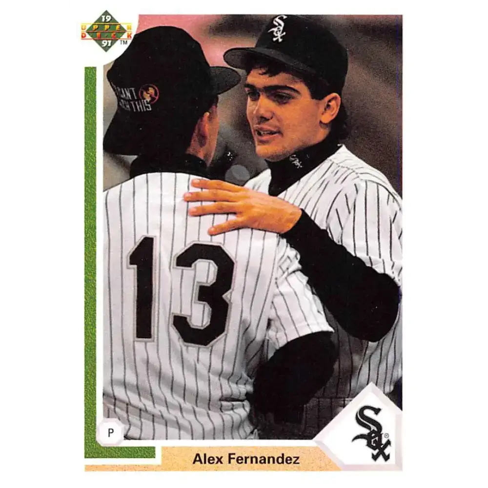 1991 Upper Deck #645 Alex Fernandez EX Excellent Chicago White Sox Baseball Card - Baseball Card Single