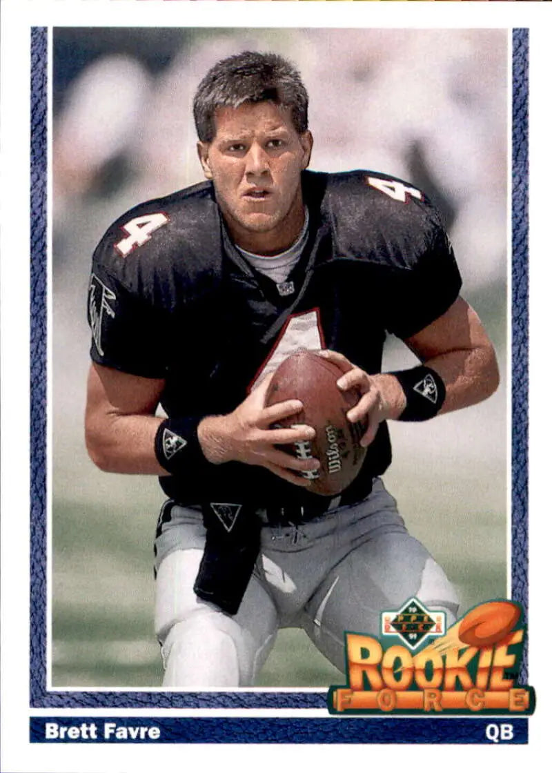 1991 Upper Deck #647 Brett Favre NM-MT Atlanta Falcons Football Card - Football Card Single