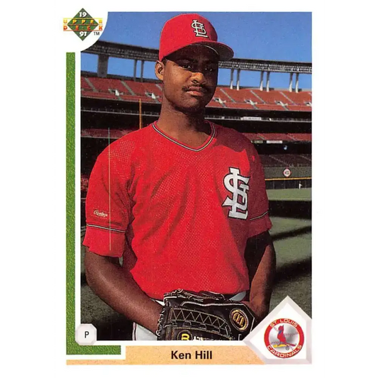 1991 Upper Deck #647 Ken Hill NM-MT St. Louis Cardinals Baseball Card - Baseball Card Single