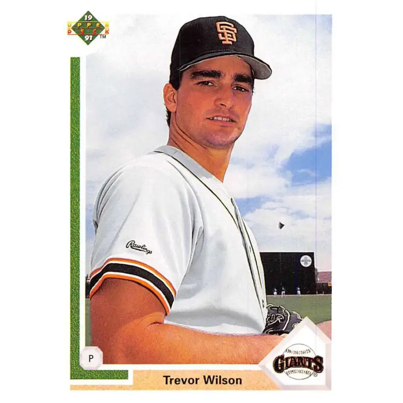 1991 Upper Deck #653 Trevor Wilson EX Excellent San Francisco Giants Baseball Card - Baseball Card Single