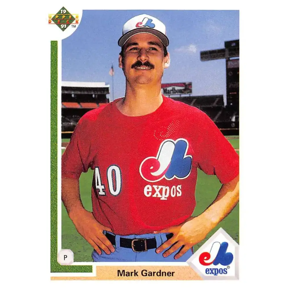 1991 Upper Deck #663 Mark Gardner EX Excellent Montreal Expos Baseball Card - Baseball Card Single