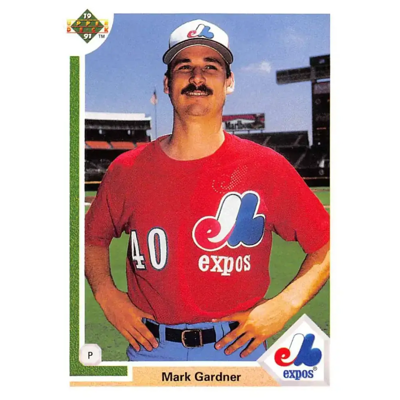 1991 Upper Deck #663 Mark Gardner EX Excellent Montreal Expos Baseball Card - Baseball Card Single