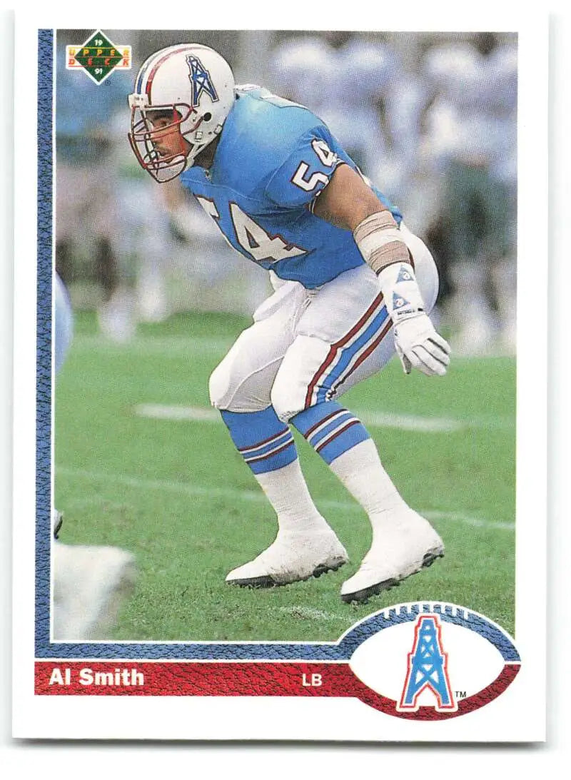 1991 Upper Deck #664 Al Smith NM-MT Houston Oilers Football Card - Football Card Single