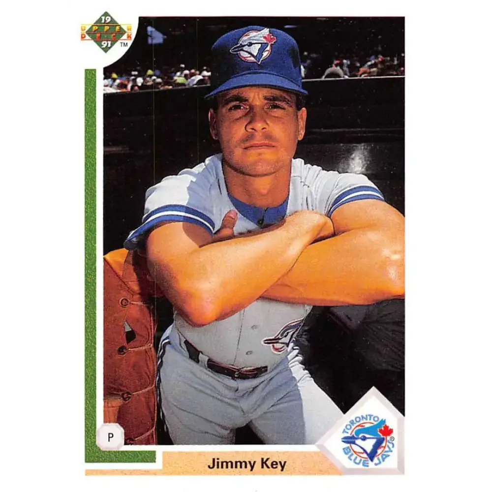 1991 Upper Deck #667 Jimmy Key EX Excellent Toronto Blue Jays Baseball Card - Baseball Card Single