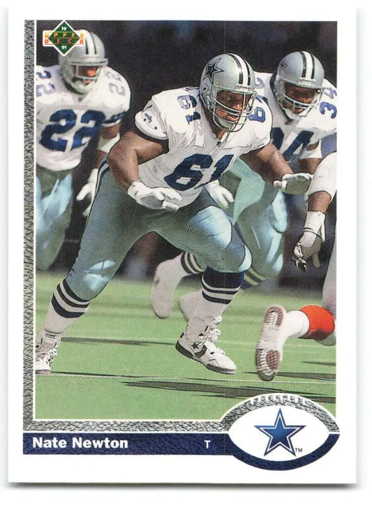 1991 Upper Deck #667 Nate Newton NM-MT Dallas Cowboys Football Card