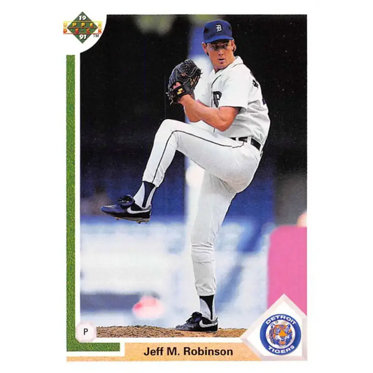 1991 Upper Deck #676 Jeff Robinson NM-MT Detroit Tigers Baseball Card - Baseball Card Single