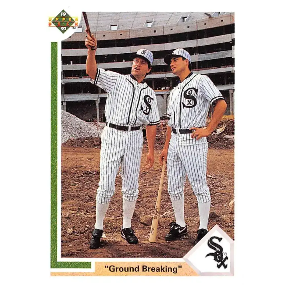 1991 Upper Deck #677 Carlton Fisk/Robin Ventura EX Excellent Chicago White Sox Baseball Card - Baseball Card Single