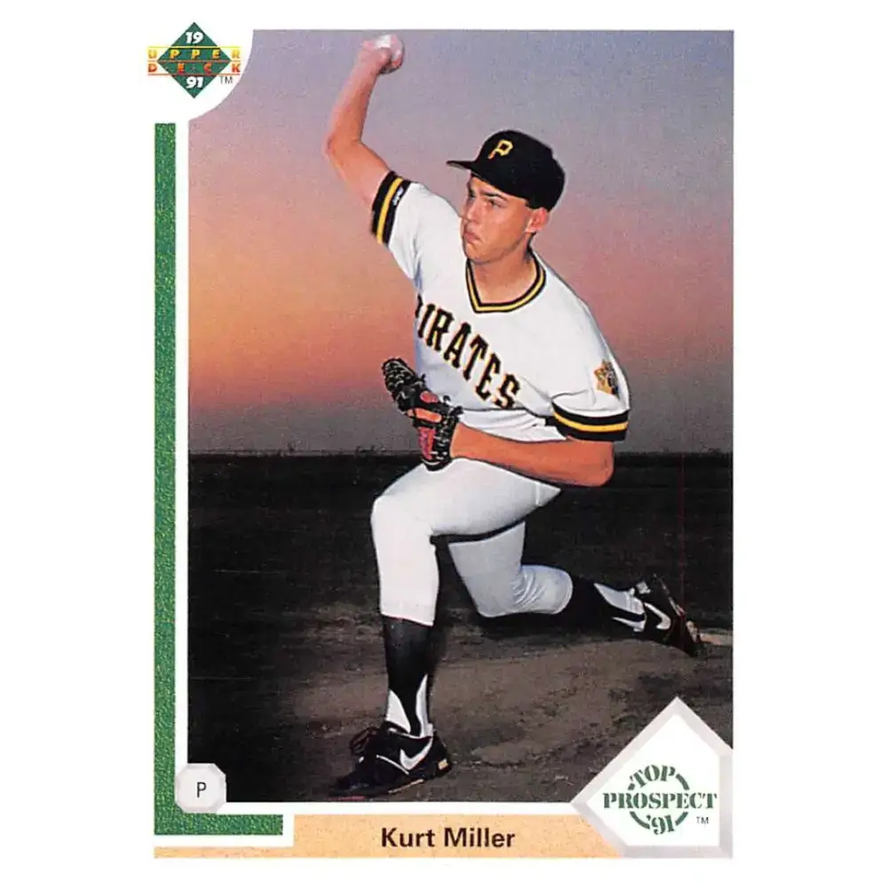1991 Upper Deck #68 Kurt Miller EX Excellent RC Rookie Pittsburgh Pirates Baseball Card - Baseball Card Single