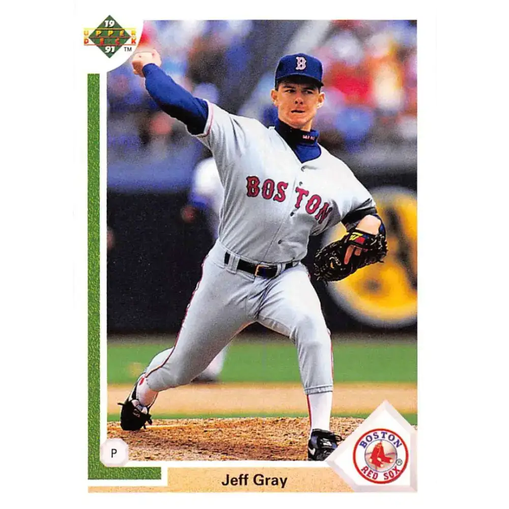 1991 Upper Deck #685 Jeff Gray EX Excellent RC Rookie Boston Red Sox Baseball Card - Baseball Card Single