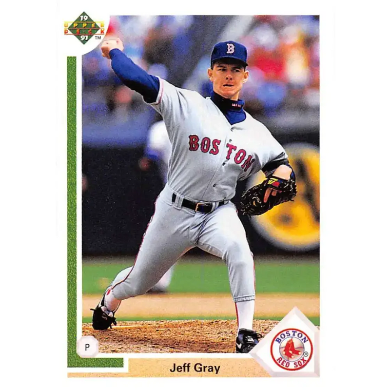 1991 Upper Deck #685 Jeff Gray NM-MT RC Rookie Boston Red Sox Baseball Card - Baseball Card Single