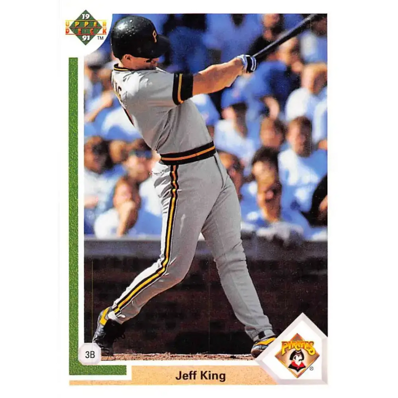 1991 Upper Deck #687 Jeff King NM-MT Pittsburgh Pirates Baseball Card - Baseball Card Single
