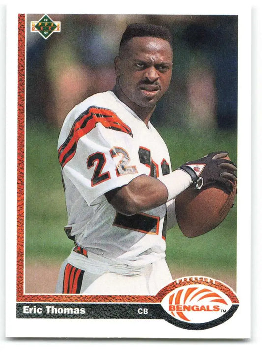 1991 Upper Deck #688 Eric Thomas NM-MT Cincinnati Bengals Football Card - Football Card Single