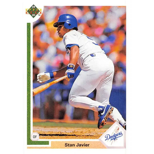 1991 Upper Deck #688 Stan Javier EX Excellent Los Angeles Dodgers Baseball Card