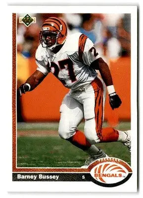 1991 Upper Deck #69 Barney Bussey - Football Card Single