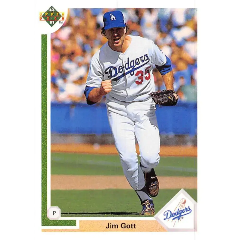 1991 Upper Deck #690 Jim Gott NM-MT Los Angeles Dodgers Baseball Card - Baseball Card Single