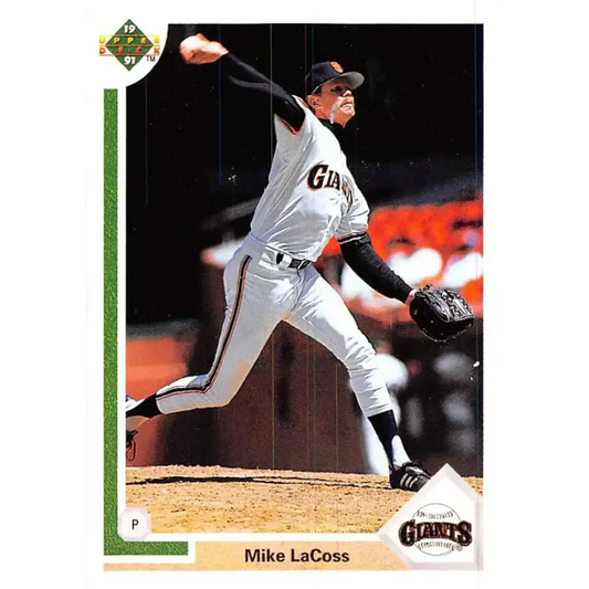1991 Upper Deck #691 Mike LaCoss NM-MT San Francisco Giants Baseball Card - Baseball Card Single