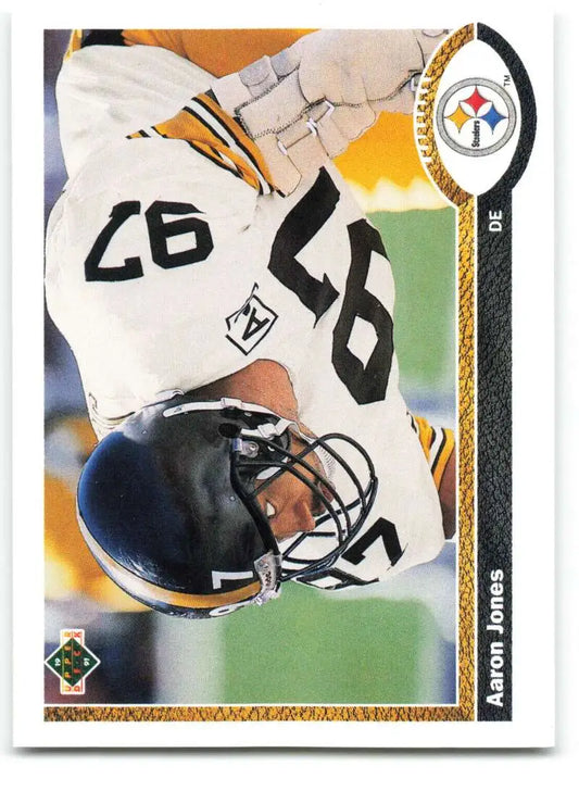 1991 Upper Deck #693 Aaron Jones NM-MT Pittsburgh Steelers Football Card - Football Card Single