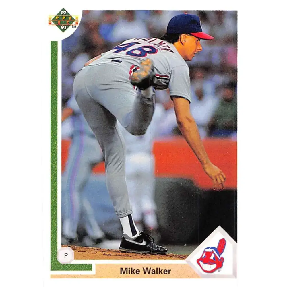 1991 Upper Deck #694 Mike Walker EX Excellent Cleveland Indians Baseball Card