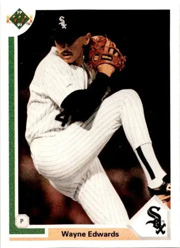 1991 Upper Deck Wayne Edwards baseball card with original gloss and vibrant details