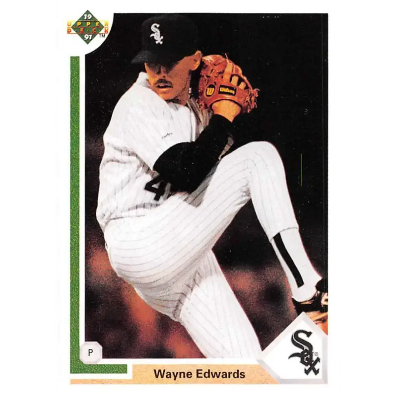 1991 Upper Deck #697 Wayne Edwards NM-MT Chicago White Sox Baseball Card - Baseball Card Single