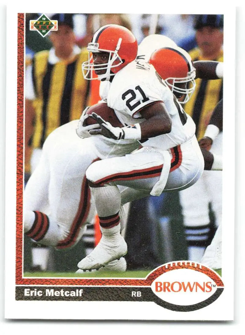 1991 Upper Deck #70 Eric Metcalf NM-MT Cleveland Browns Football Card - Football Card Single