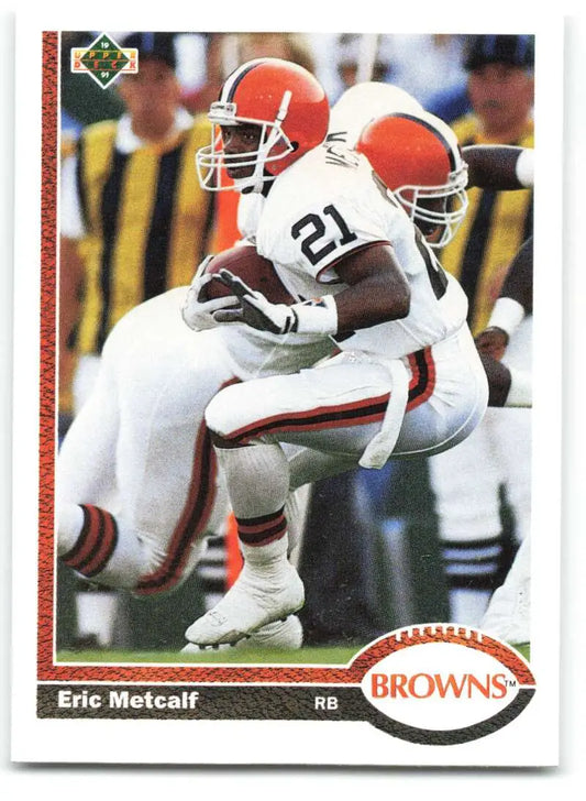 1991 Upper Deck #70 Eric Metcalf NM-MT Cleveland Browns Football Card - Football Card Single