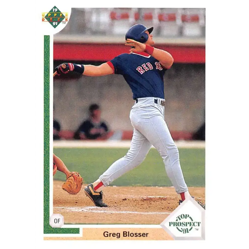 1991 Upper Deck #70 Greg Blosser EX Excellent Boston Red Sox Baseball Card - Baseball Card Single