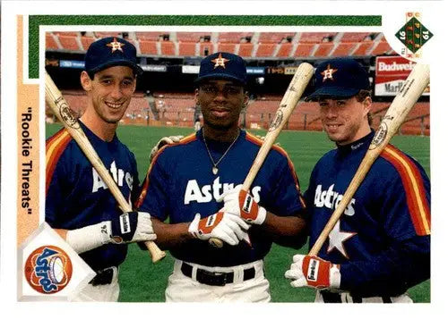 1991 Upper Deck #702 Jeff Bagwell / Luis Gonzalez / Karl Rhodes ID:45621 - Baseball Card Single