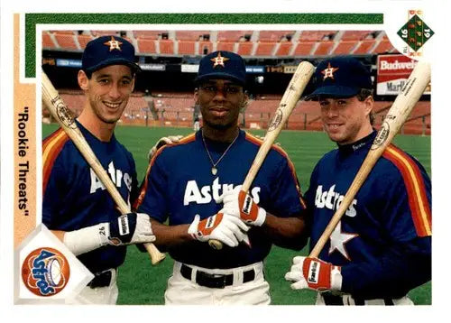 1991 Upper Deck #702 Jeff Bagwell / Luis Gonzalez / Karl Rhodes ID:45622 - Baseball Card Single