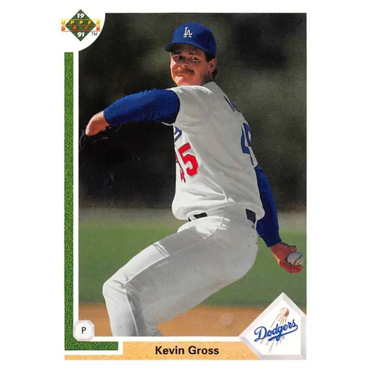 1991 Upper Deck #713 Kevin Gross EX Excellent Los Angeles Dodgers Baseball Card
