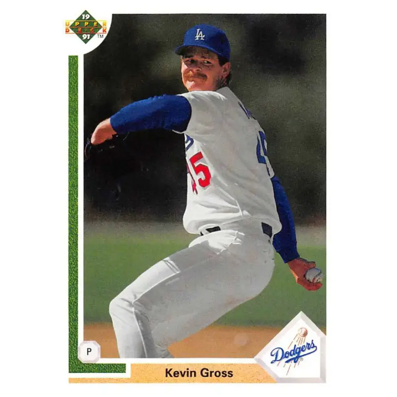 1991 Upper Deck #713 Kevin Gross EX Excellent Los Angeles Dodgers Baseball Card - Baseball Card Single