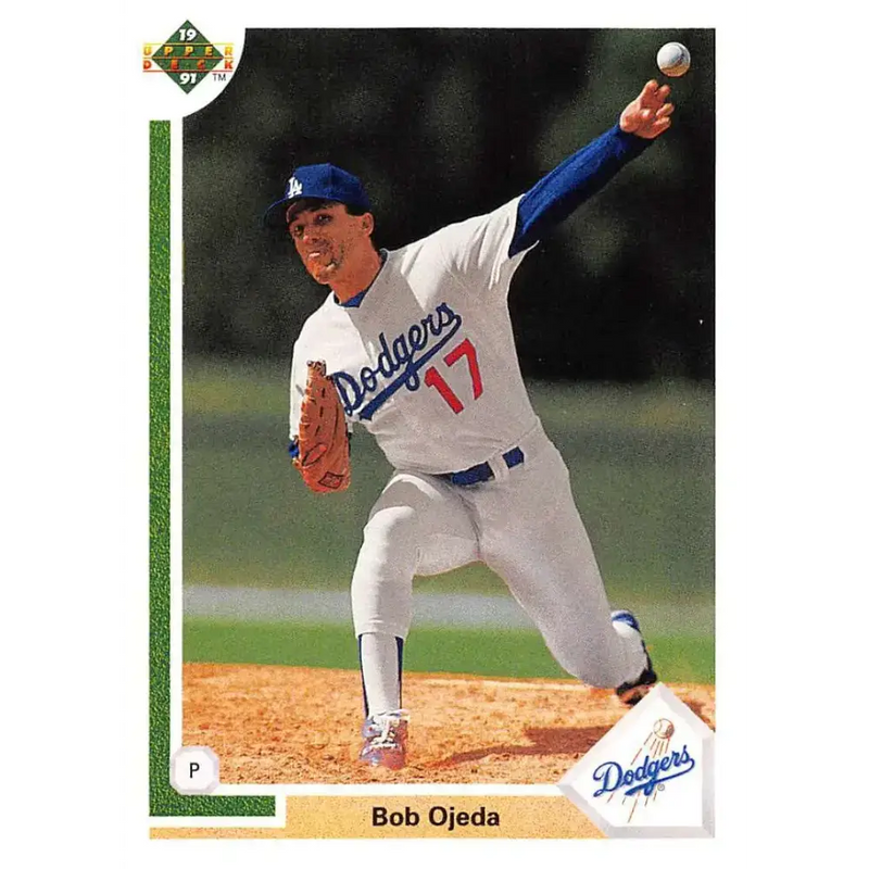 1991 Upper Deck #715 Bob Ojeda EX Excellent Los Angeles Dodgers Baseball Card - Baseball Card Single