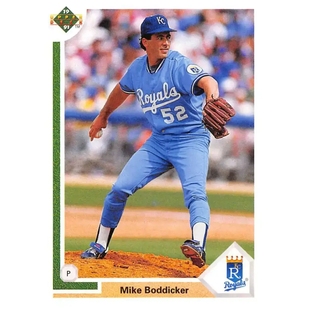 1991 Upper Deck #719 Mike Boddicker EX Excellent Kansas City Royals Baseball Card - Baseball Card Single