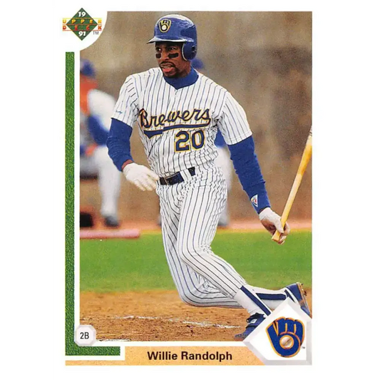 1991 Upper Deck #720 Willie Randolph EX Excellent Milwaukee Brewers Baseball Card