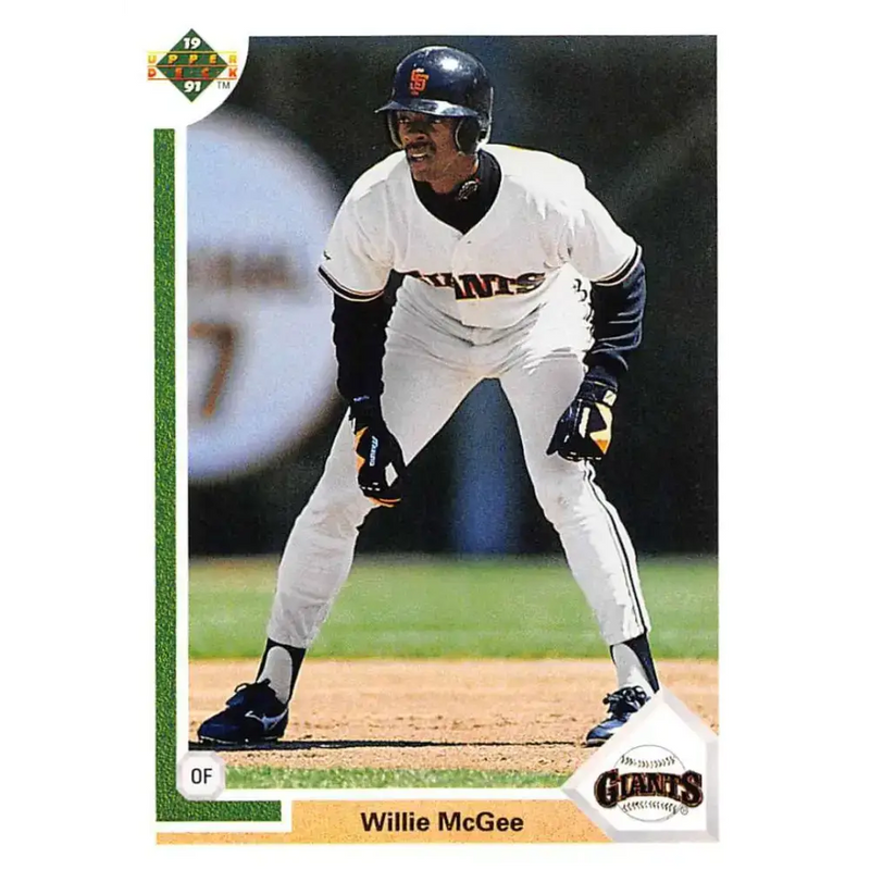 1991 Upper Deck #721 Willie McGee NM-MT San Francisco Giants Baseball Card - Baseball Card Single