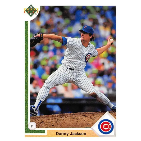 1991 Upper Deck #723 Danny Jackson EX Excellent Chicago Cubs Baseball Card - Baseball Card Single