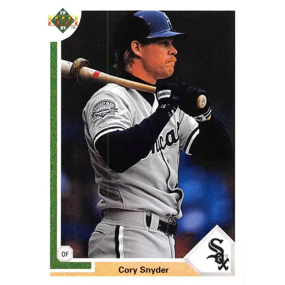 1991 Upper Deck #724 Cory Snyder EX Excellent Chicago White Sox Baseball Card - Baseball Card Single