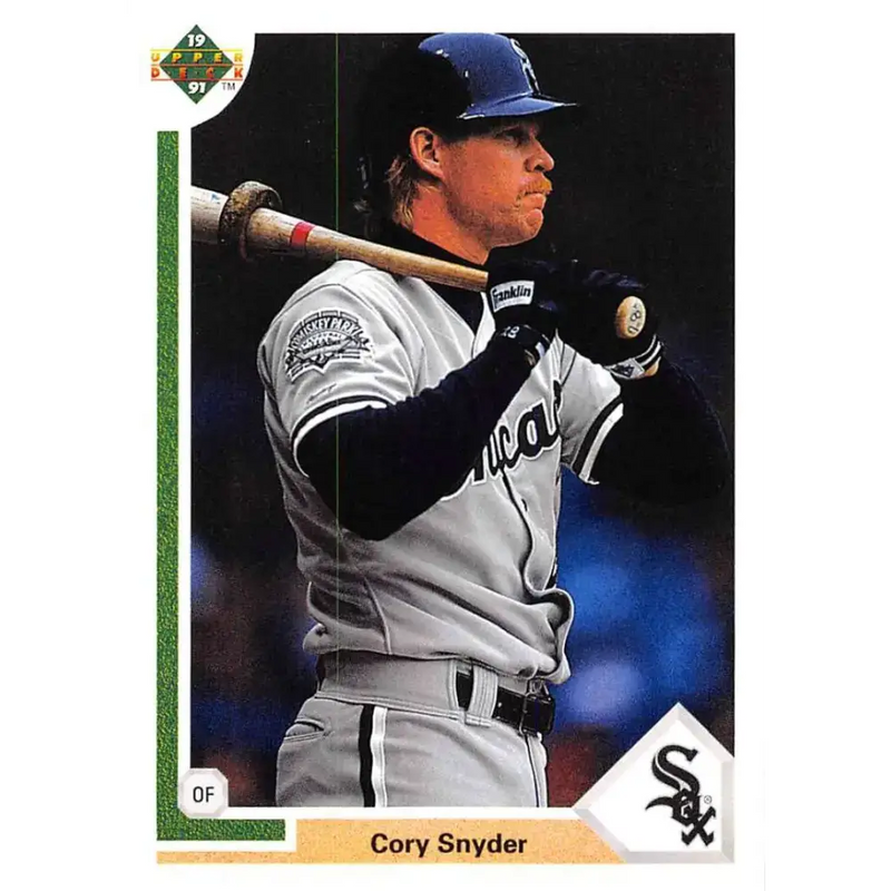 1991 Upper Deck #724 Cory Snyder EX Excellent Chicago White Sox Baseball Card - Baseball Card Single