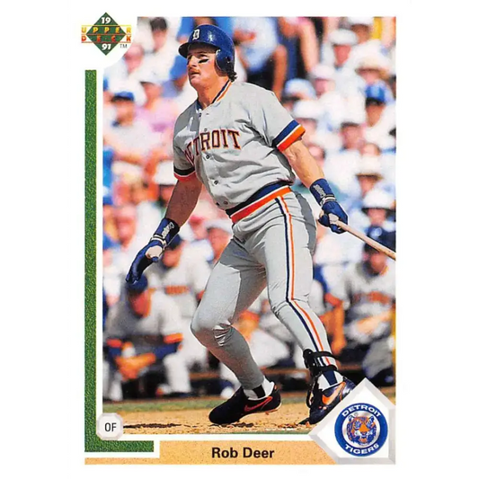 1991 Upper Deck #726 Rob Deer EX Excellent Detroit Tigers Baseball Card