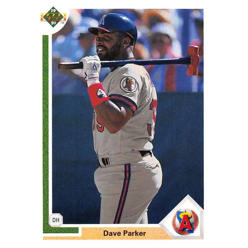 1991 Upper Deck #733 Dave Parker NM-MT California Angels Baseball Card - Baseball Card Single